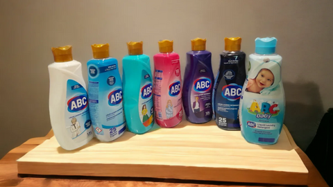 ABC Laundry Liquid 1.5L (Pack of 9) | For White, Baby, Colour, Dark & Delicate Fabrics