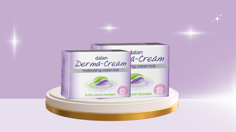 Dalan Derma-Cream Soap 100g (Pack of 12) | 100% Natural Moisturizing Cleanser for Sensitive Skin
