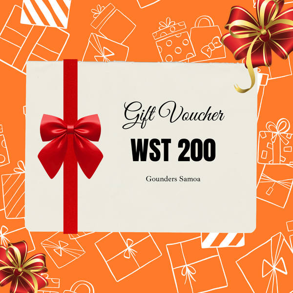 Gounders Samoa 200 Tala Gift Card