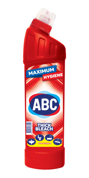 ABC Thick Bleach 900ml (Pack of 9) | Strong Whitening Formula for Laundry & Cleaning | Mountain Freshness, Power of Hygiene