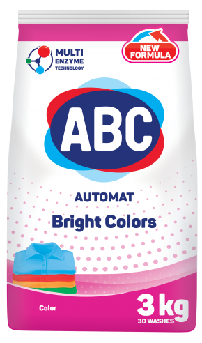 ABC Powder 3 KG (Pack of 6's) | Multi-Enzyme Stain Removal | Fresh Laundry Care