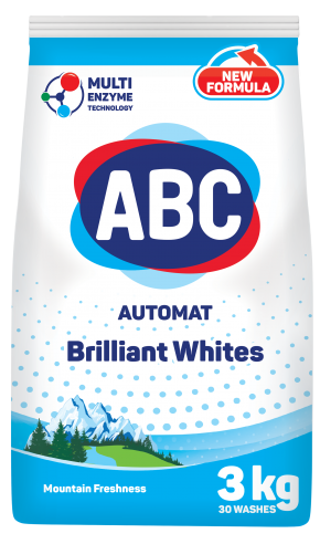 ABC Powder 3 KG (Pack of 6's) | Multi-Enzyme Stain Removal | Fresh Laundry Care