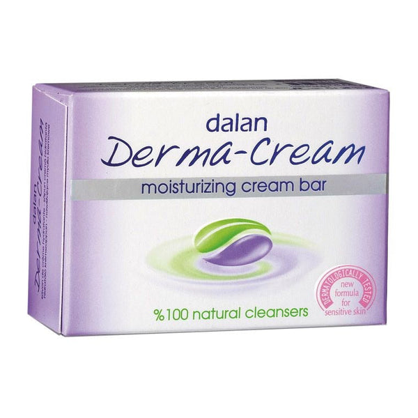 Dalan Derma-Cream Soap 100g (Pack of 12) | 100% Natural Moisturizing Cleanser for Sensitive Skin