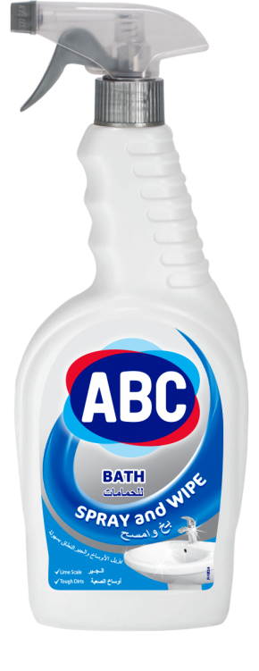 ABC Spray & Wipe (Kitchen, Bath) 750ml (Pack of 20)